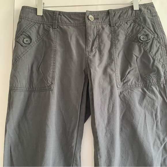 Marmot Delaney Trek Pants Capri Convertible Leg Dark Gray - Picture 3 of 9